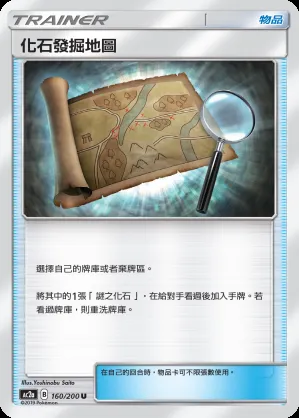 化石發掘地圖