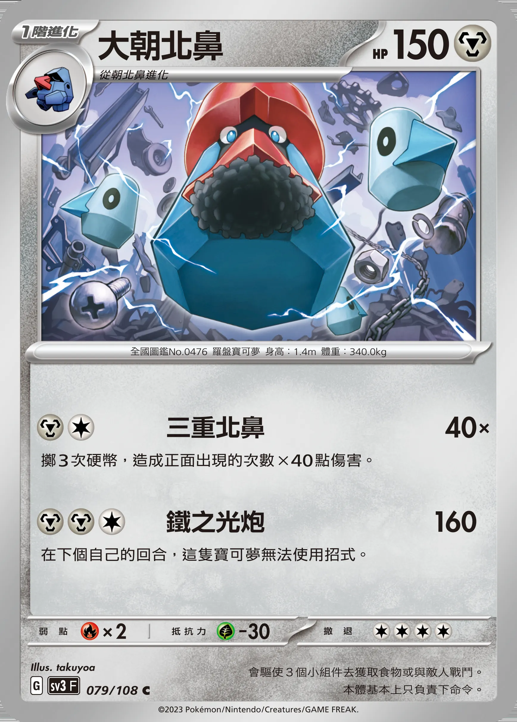 大朝北鼻