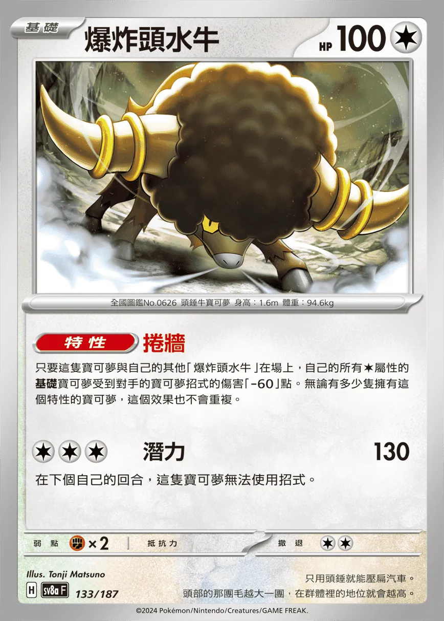 爆炸頭水牛
