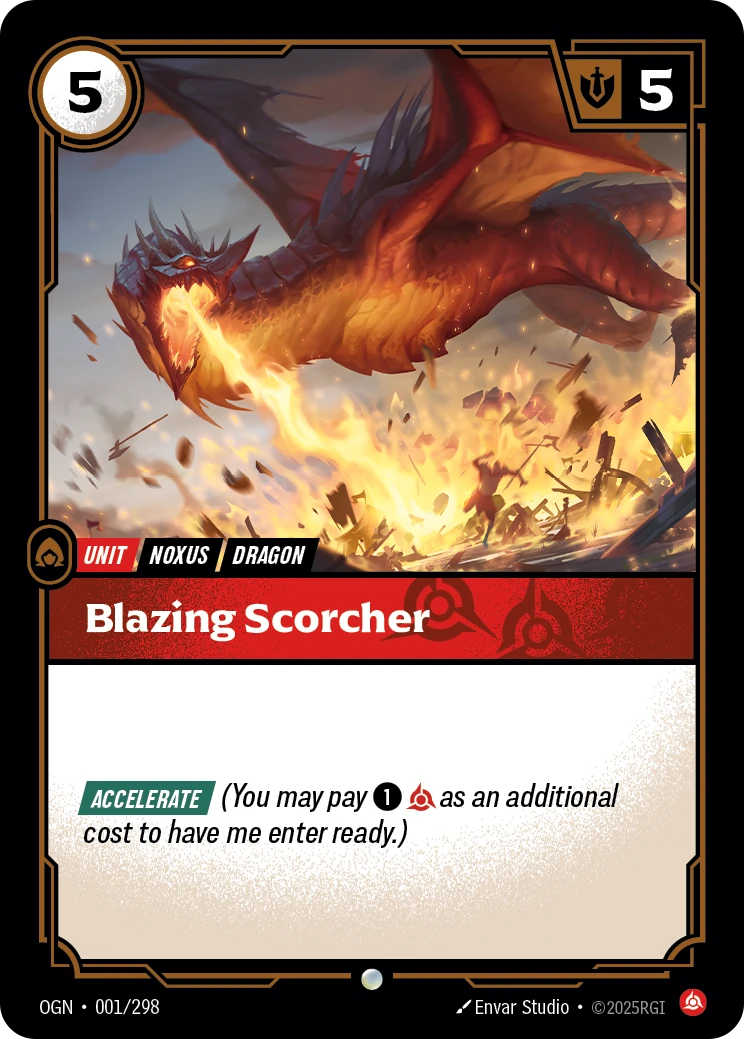 Blazing Scorcher card artwork