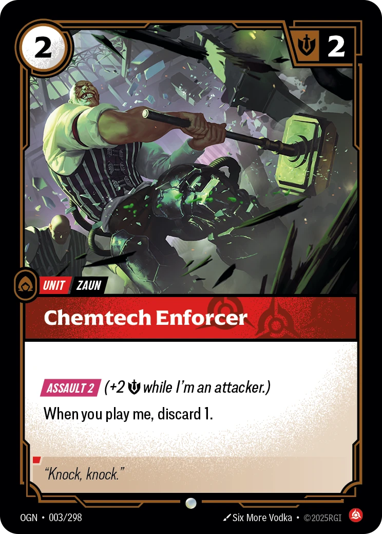 Chemtech Enforcer card artwork