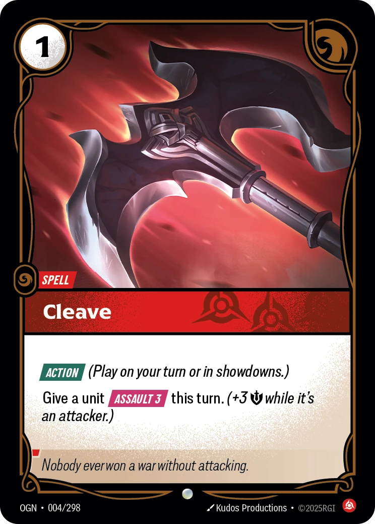 Cleave card artwork