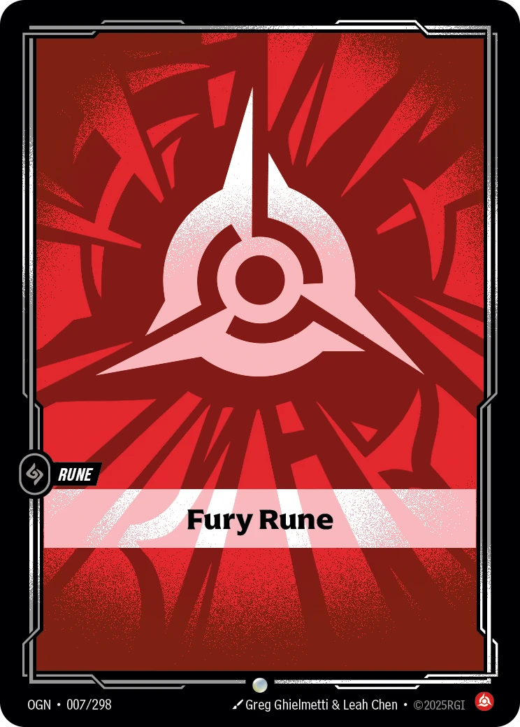 Fury Rune card artwork