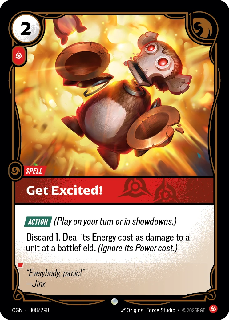 Get Excited! card artwork