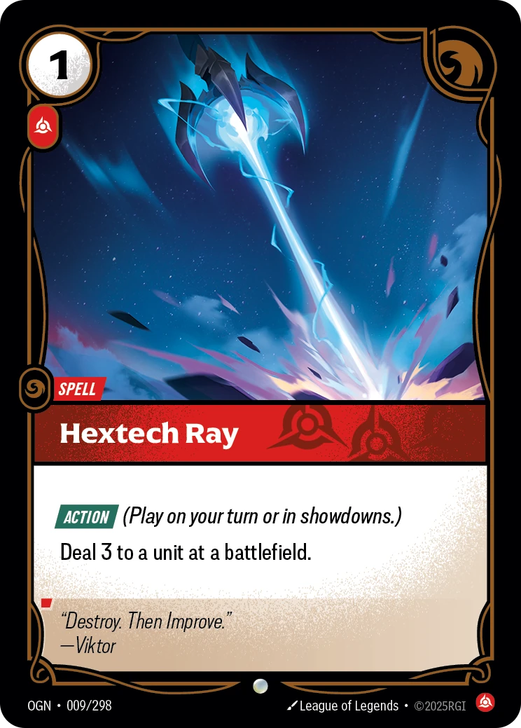 Hextech Ray card artwork