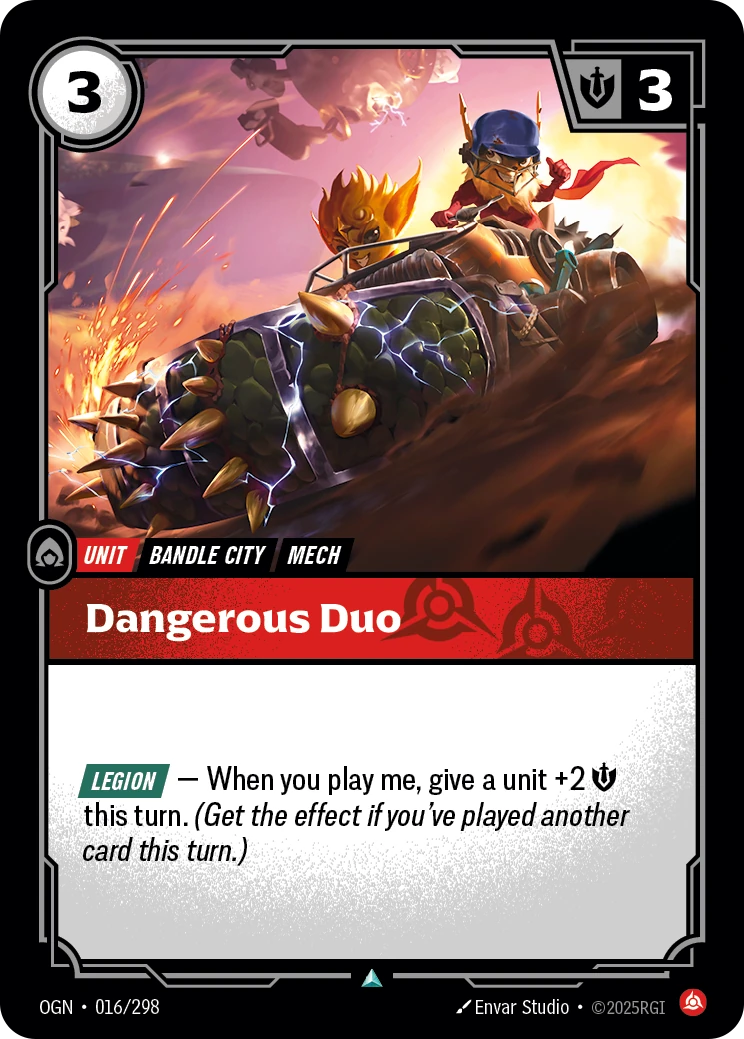 Dangerous Duo card artwork