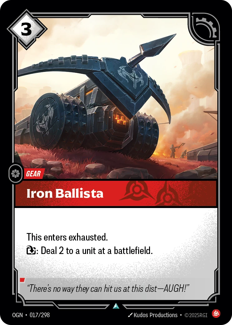 Iron Ballista card artwork