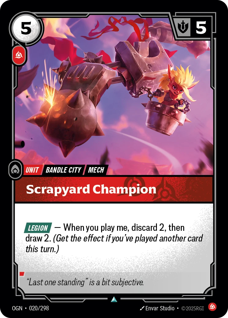 Scrapyard Champion card artwork