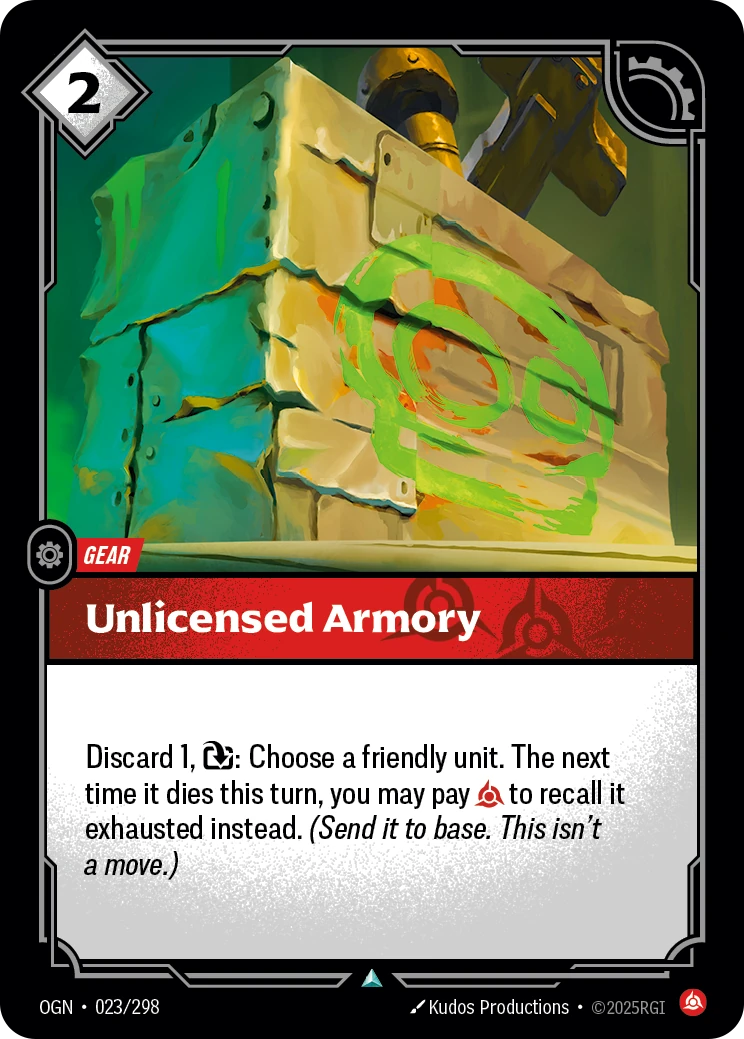 Unlicensed Armory card artwork
