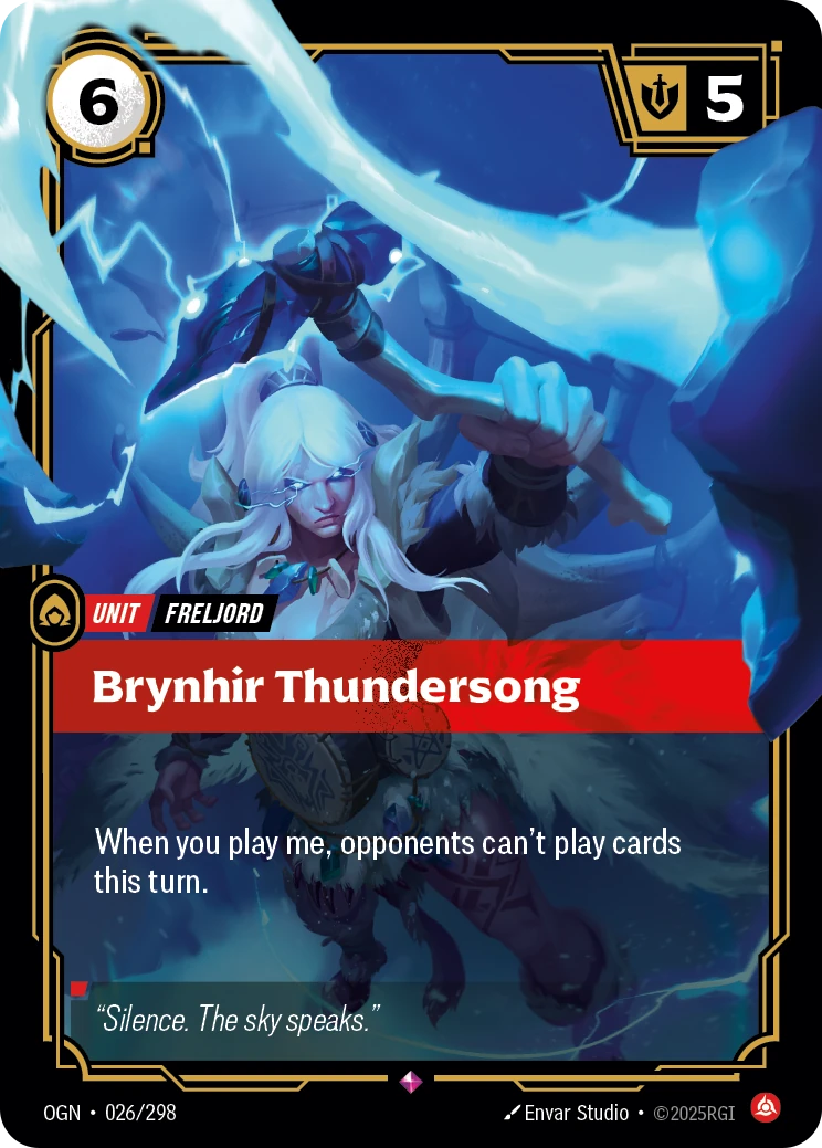 Brynhir Thundersong card artwork