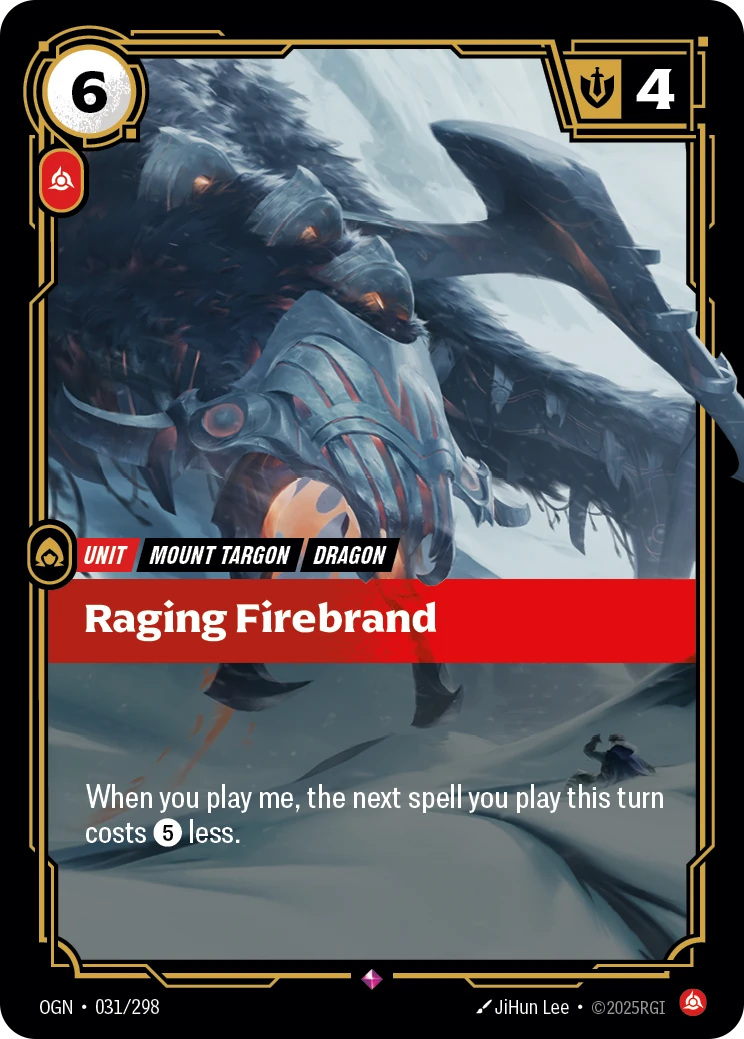 Raging Firebrand card artwork