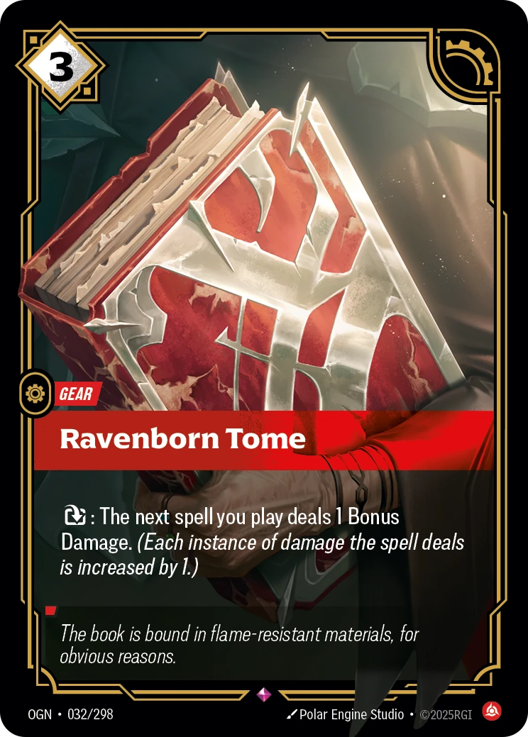 Ravenborn Tome card artwork