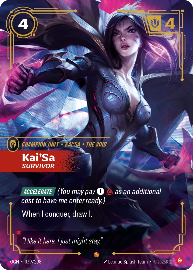 Kai'Sa, Survivor 卡圖