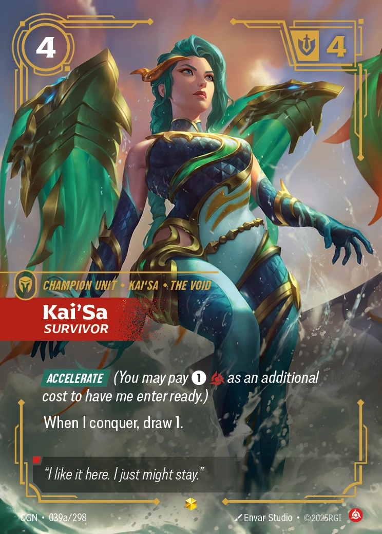 Kai'Sa, Survivor 卡圖