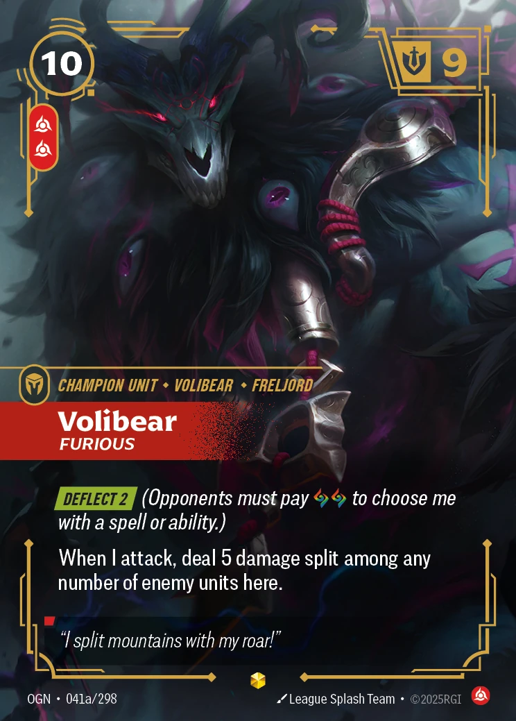Volibear, Furious 卡圖