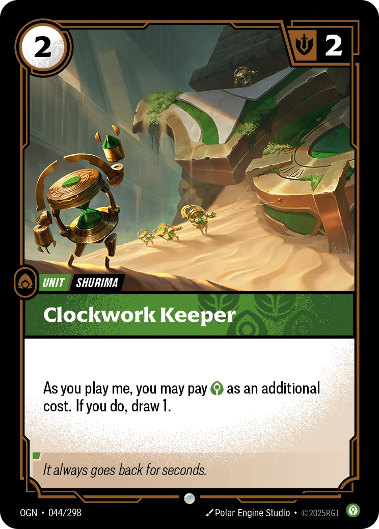 Clockwork Keeper 卡圖