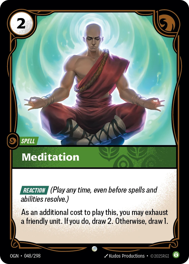 Meditation 卡圖