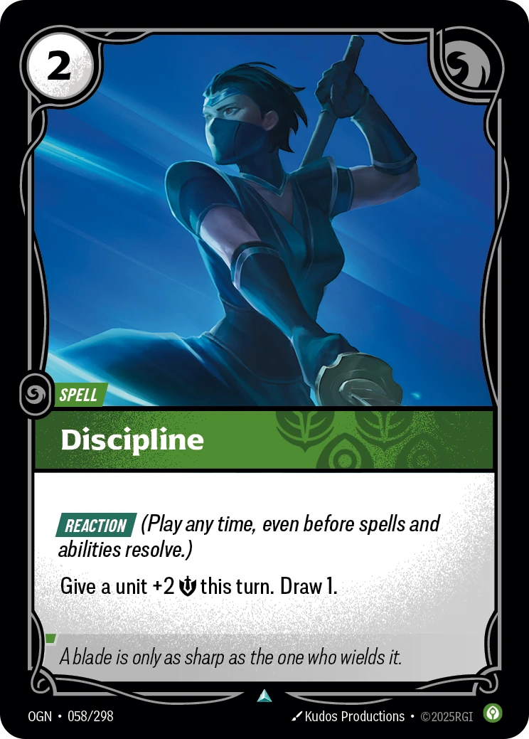 Discipline 卡圖