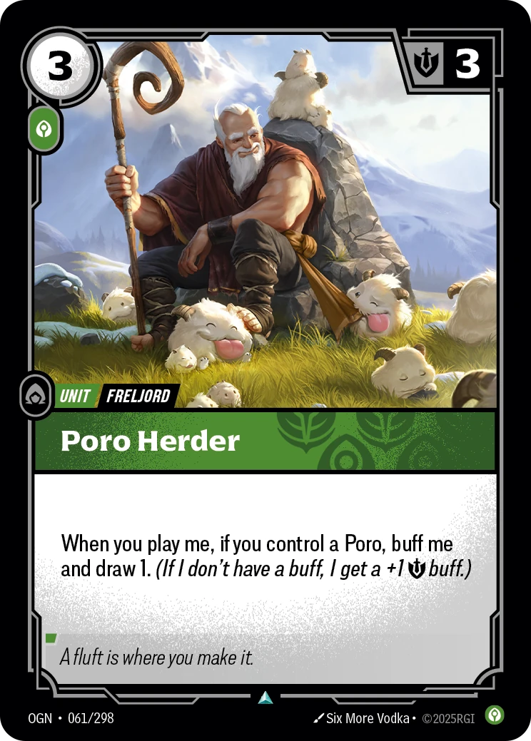 Poro Herder 卡圖