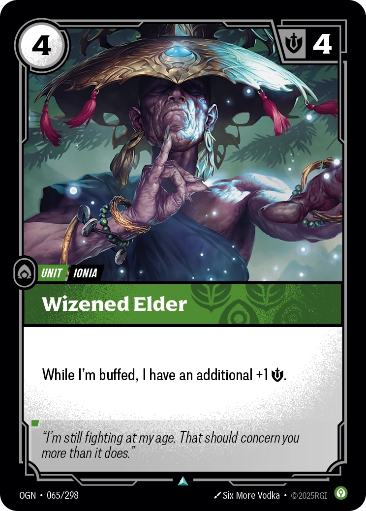 Wizened Elder 卡圖