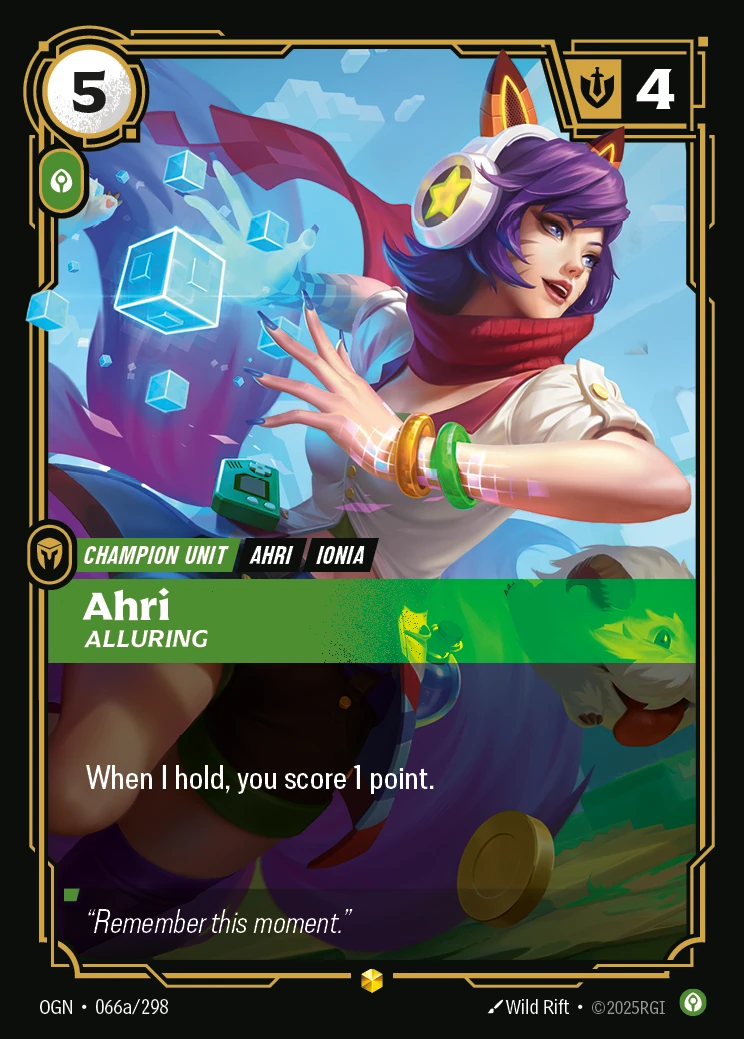 Ahri, Alluring 卡圖