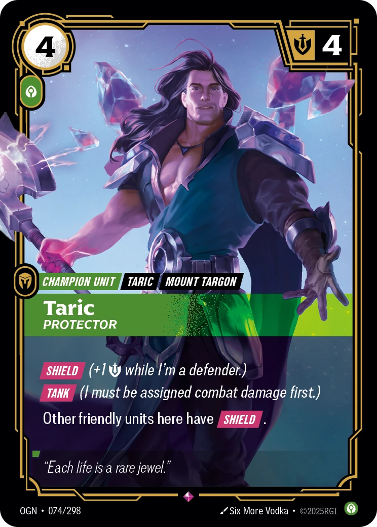 Taric, Protector 卡圖