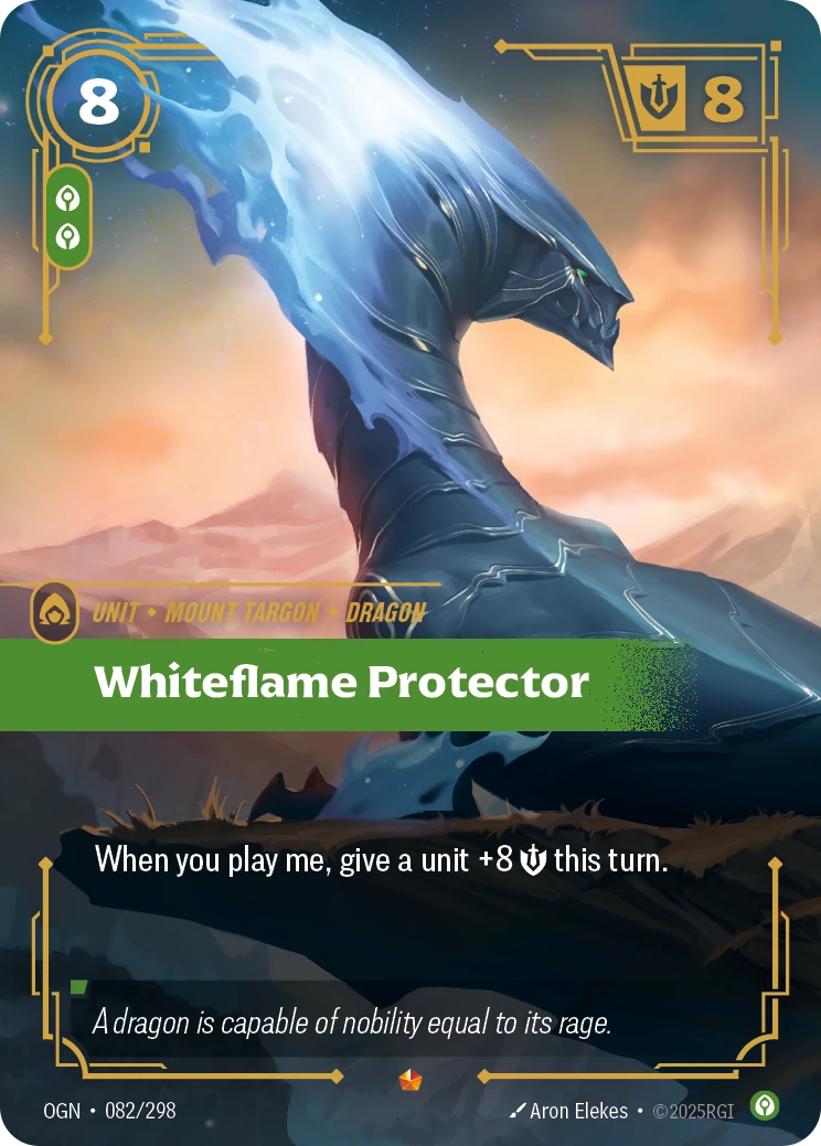 Whiteflame Protector 卡圖