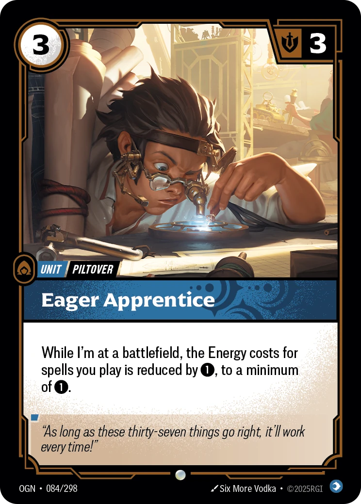 Eager Apprentice 卡圖