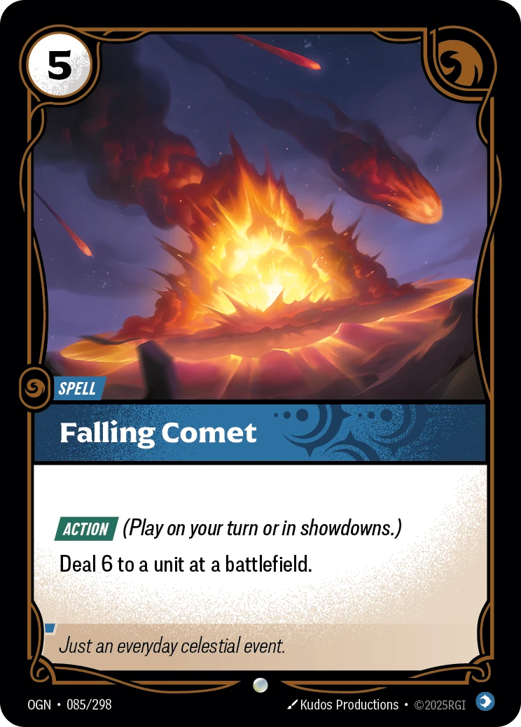 Falling Comet 卡圖