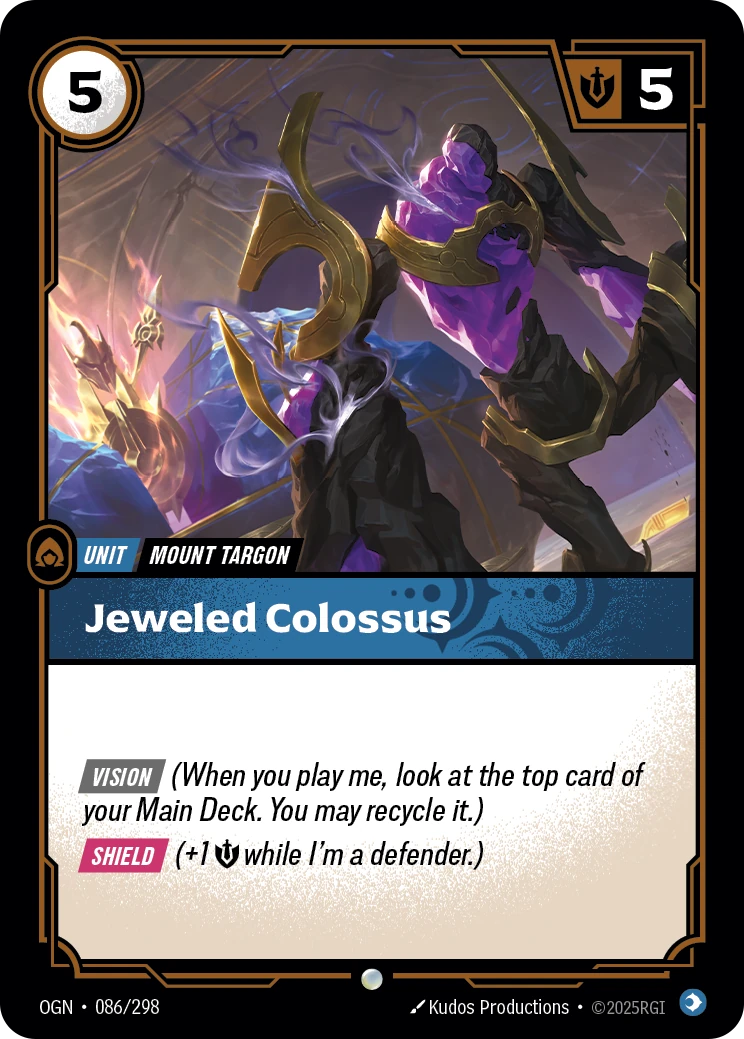 Jeweled Colossus 卡圖