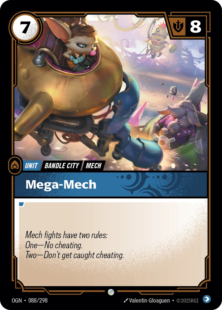 Mega-Mech 卡圖