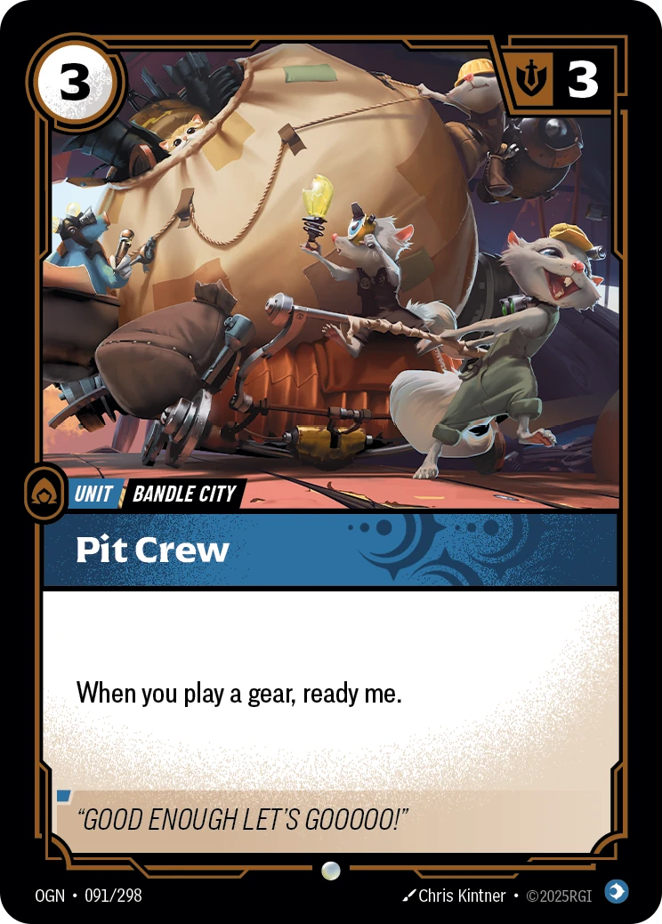 Pit Crew 卡圖