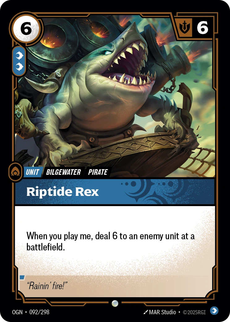 Riptide Rex 卡圖
