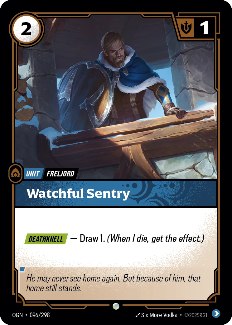Watchful Sentry 卡圖