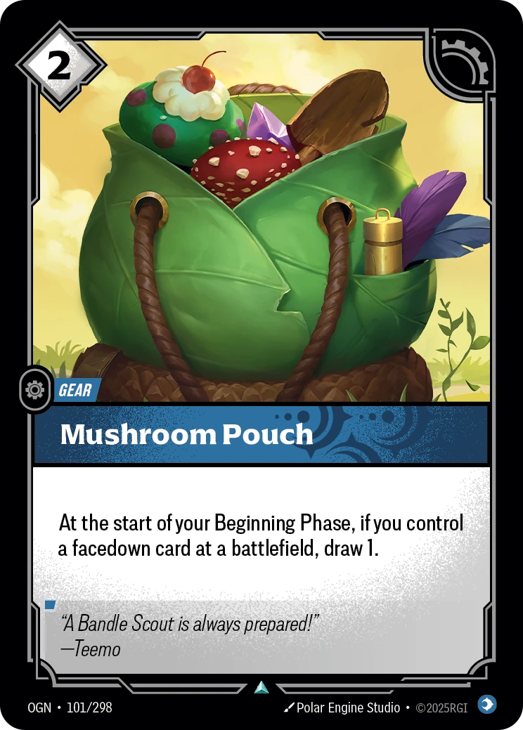 Mushroom Pouch 卡圖