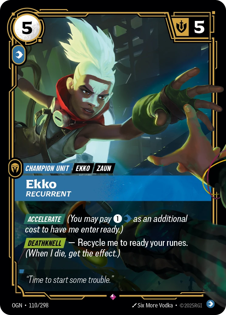 Ekko, Recurrent 卡圖