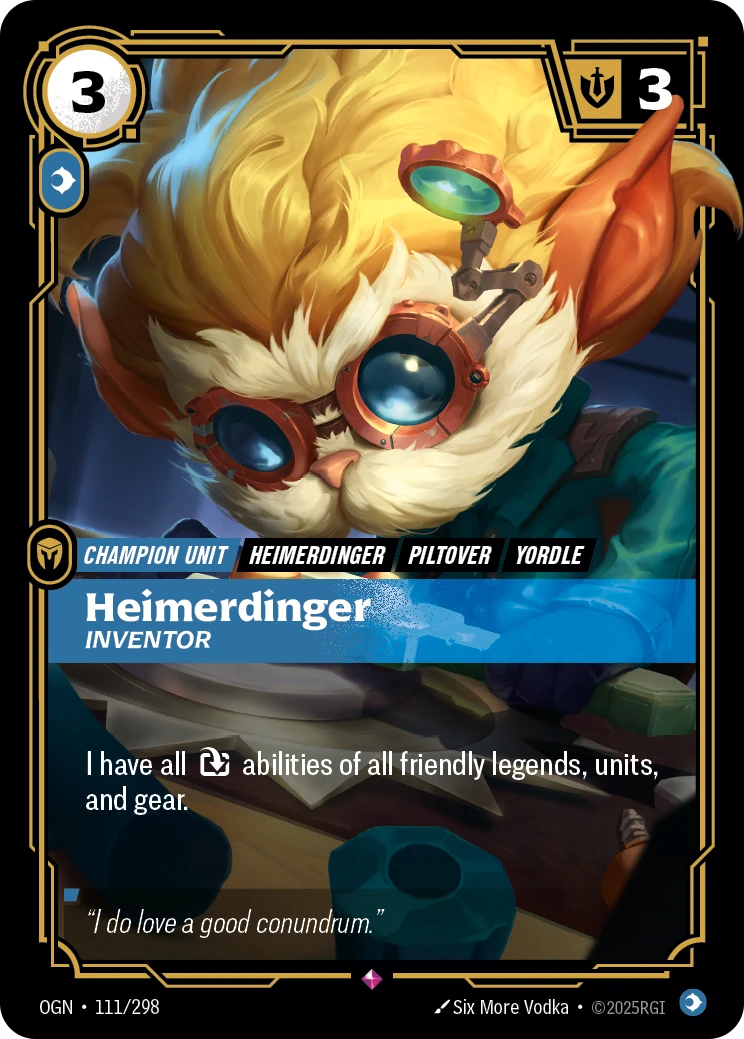 Heimerdinger, Inventor 卡圖