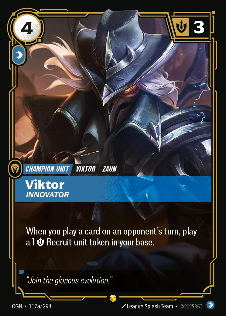 Viktor, Innovator 卡圖
