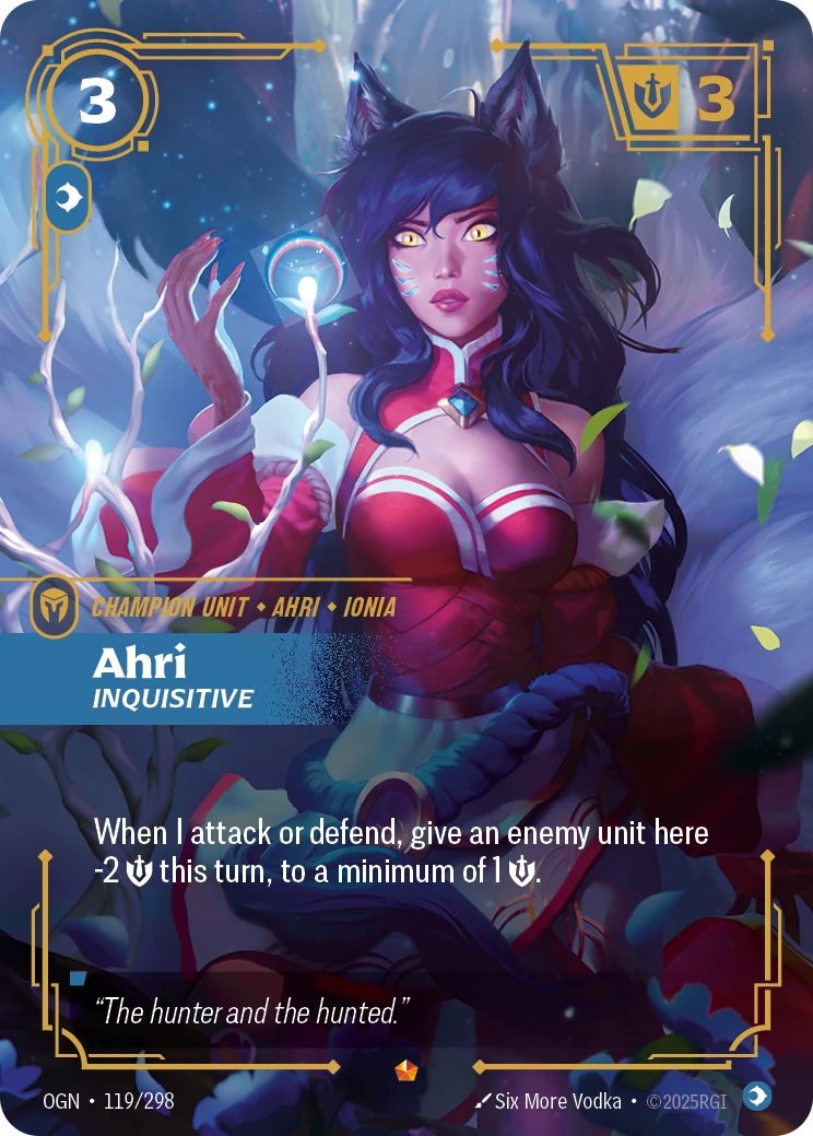 Ahri, Inquisitive 卡圖