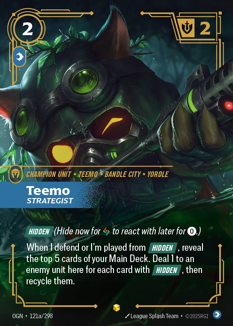 Teemo, Strategist 卡圖