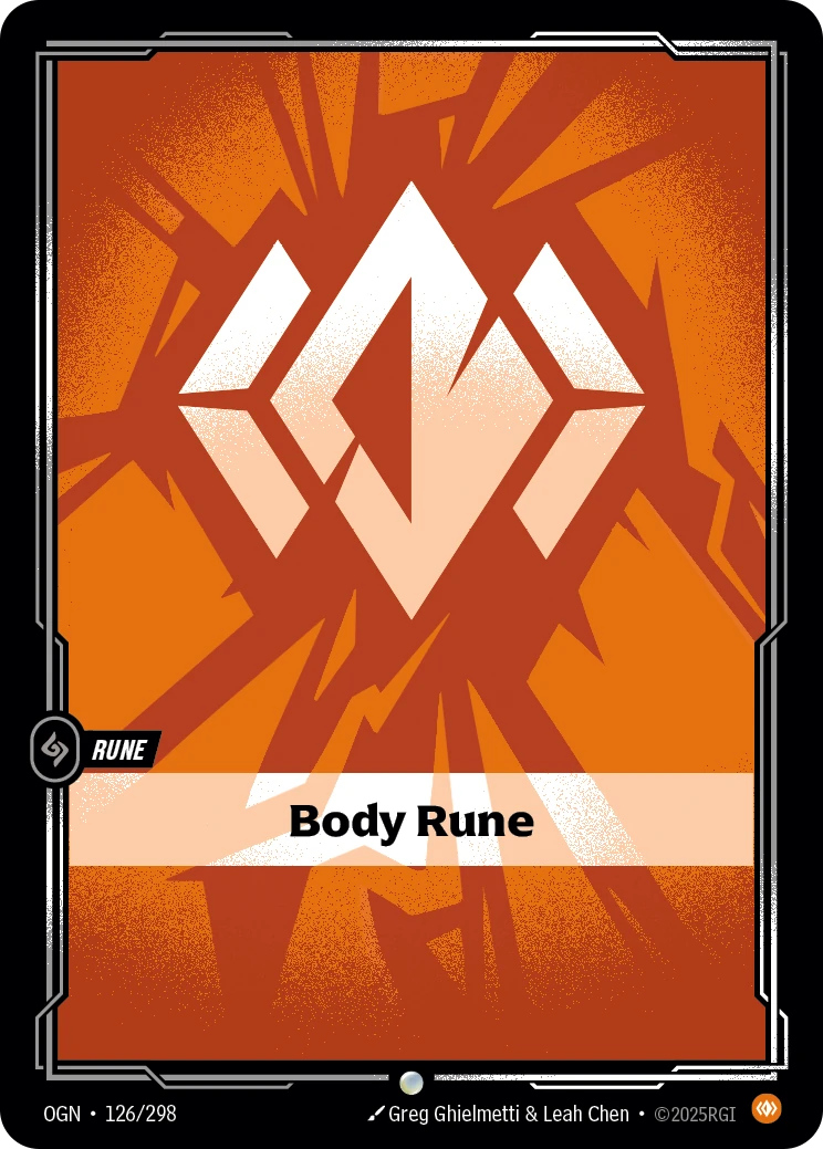 Body Rune 卡圖