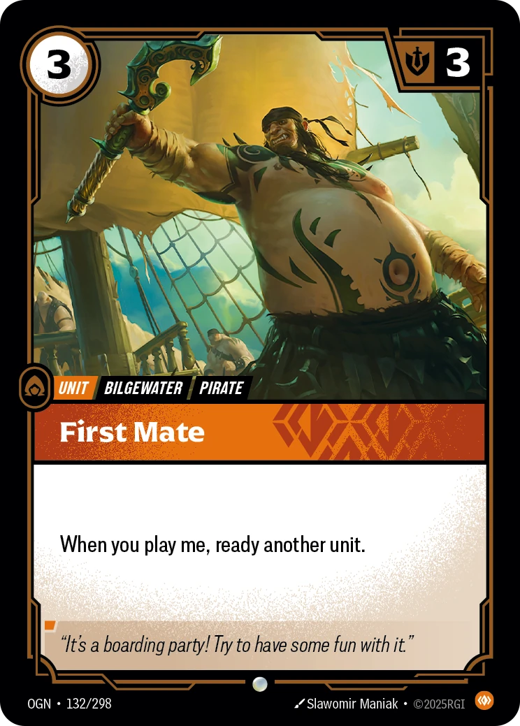 First Mate 卡圖