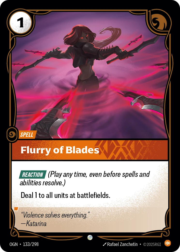 Flurry of Blades 卡圖