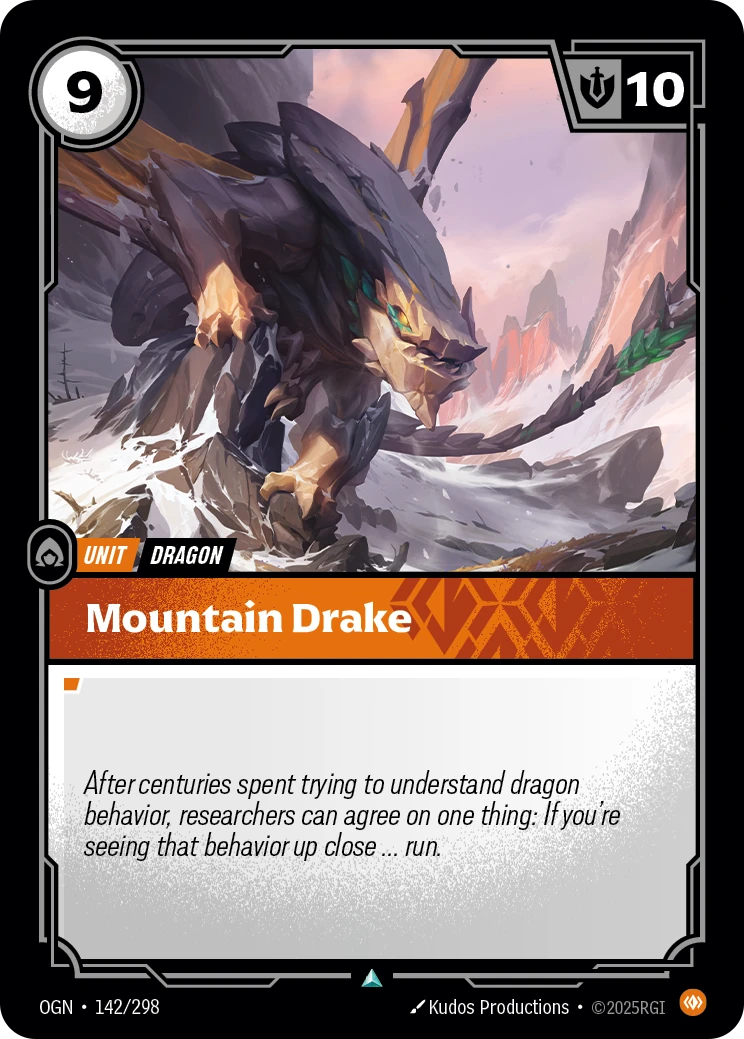 Mountain Drake 卡圖