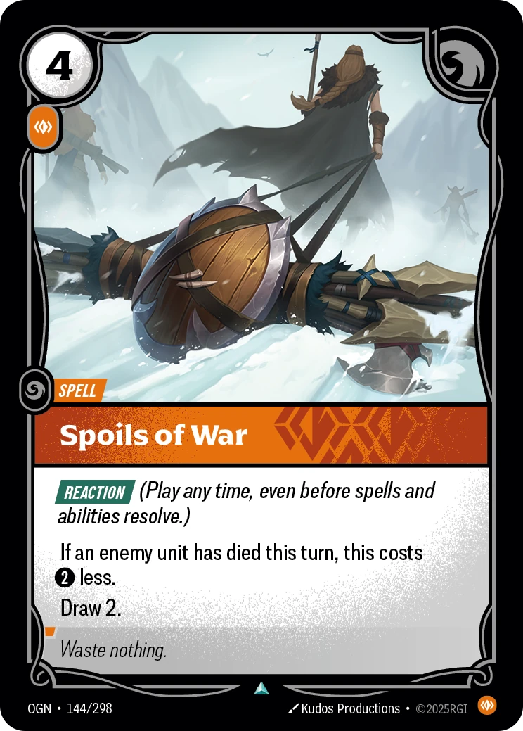 Spoils of War 卡圖