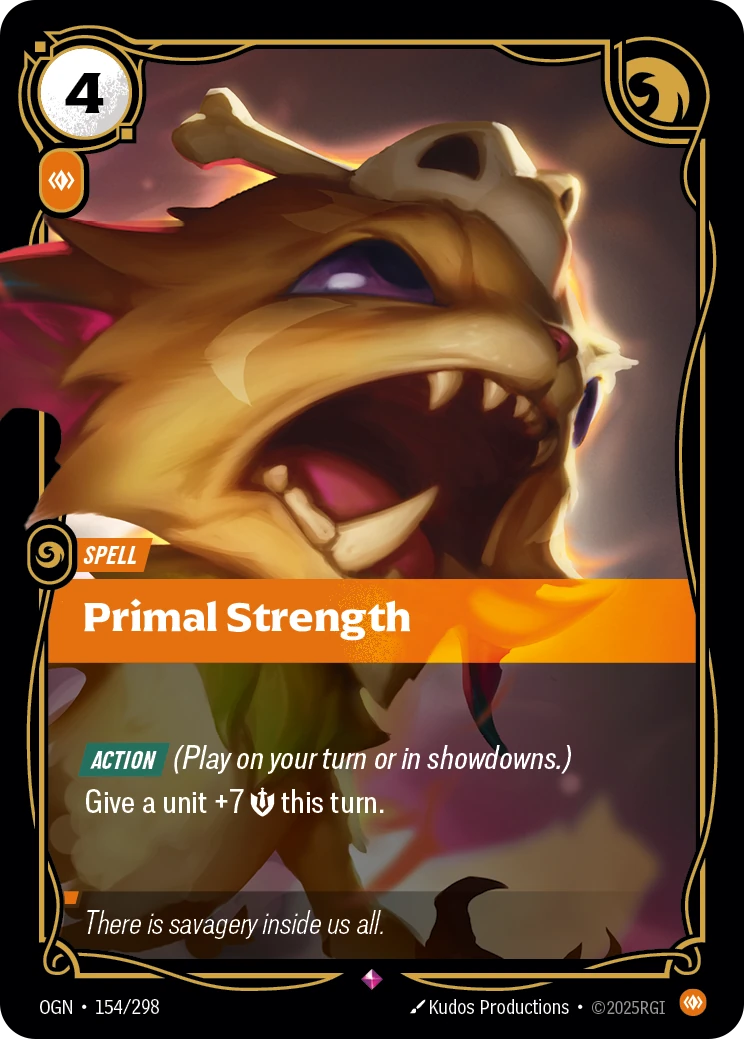 Primal Strength 卡圖