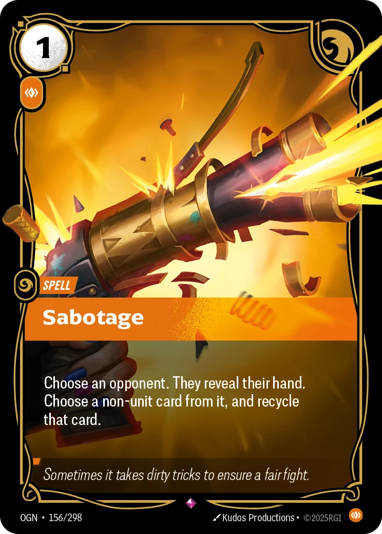 Sabotage 卡圖