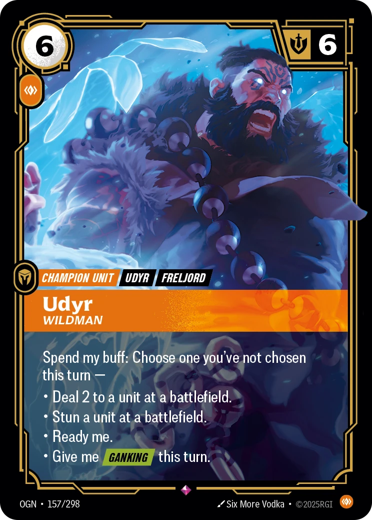 Udyr, Wildman 卡圖