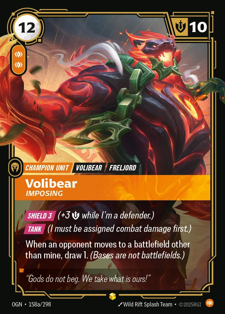 Volibear, Imposing 卡圖