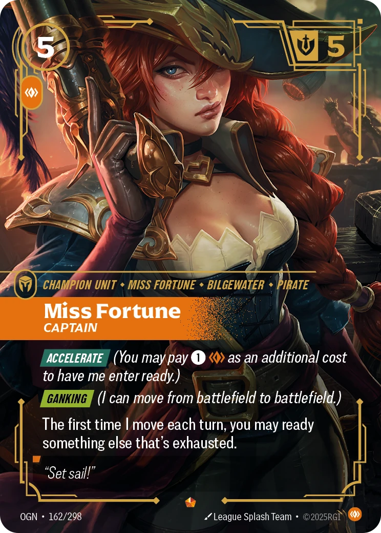 Miss Fortune, Captain 卡圖